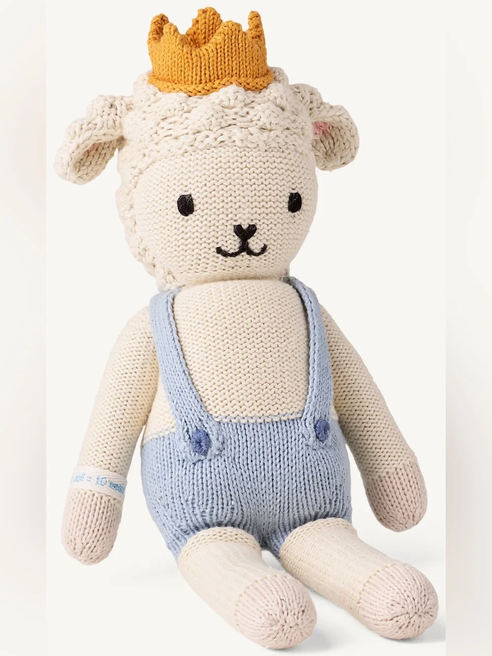 CUDDLE + KIND HAND-KNIT DOLL - SEBASTIAN THE LAMB